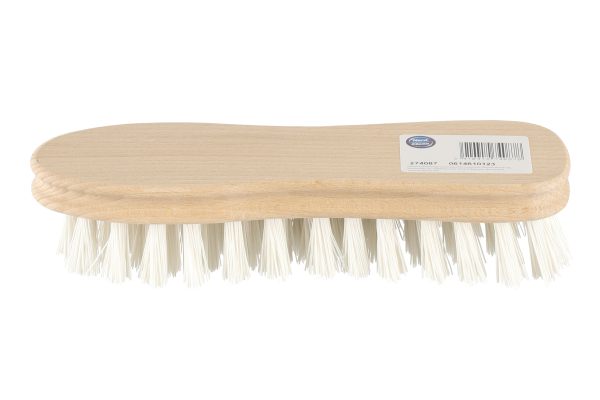 Wooden scrubbing brush