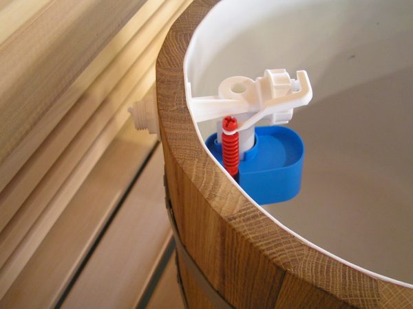 Pouring tub 20l, made of oak