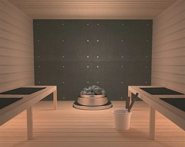 Cembrit Sauna, gray color
