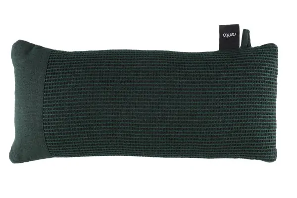 Sauna cushion Kenno 50x22 cm black/dark green