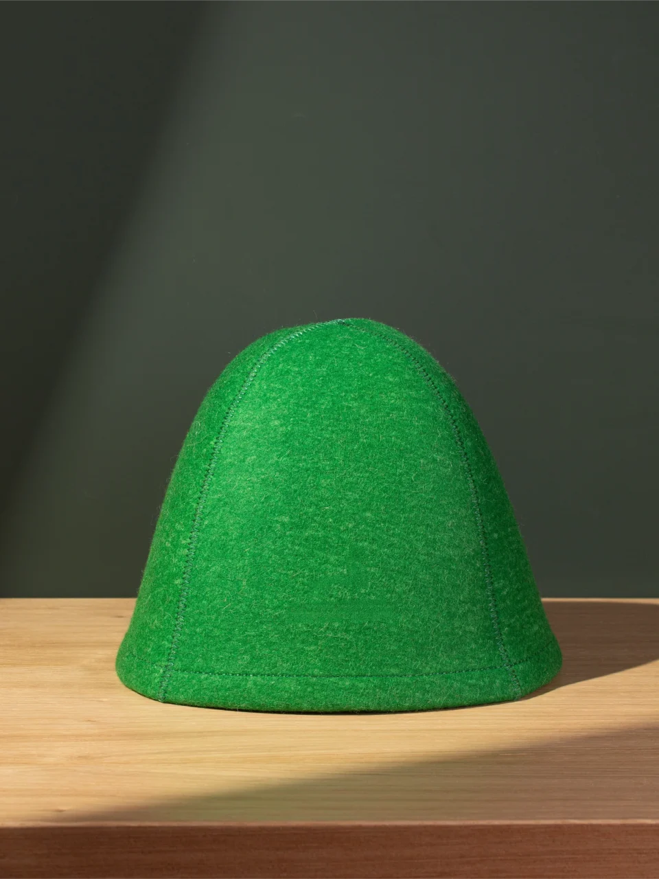 Alpaca sauna hat - Emerald Green