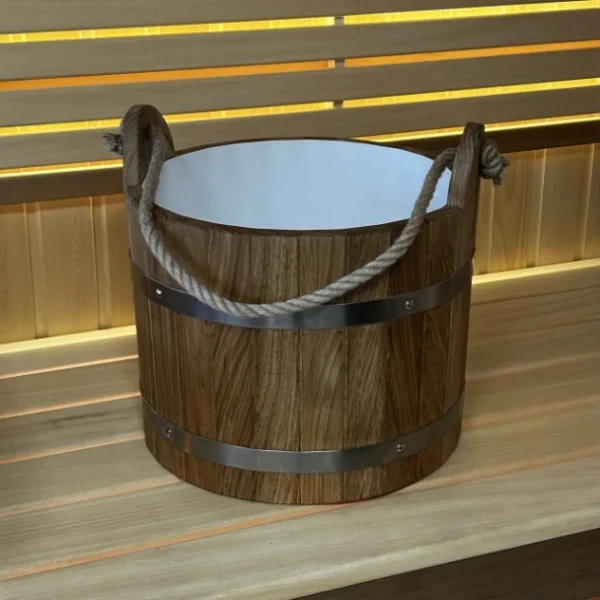 Wooden sauna bucket 20l