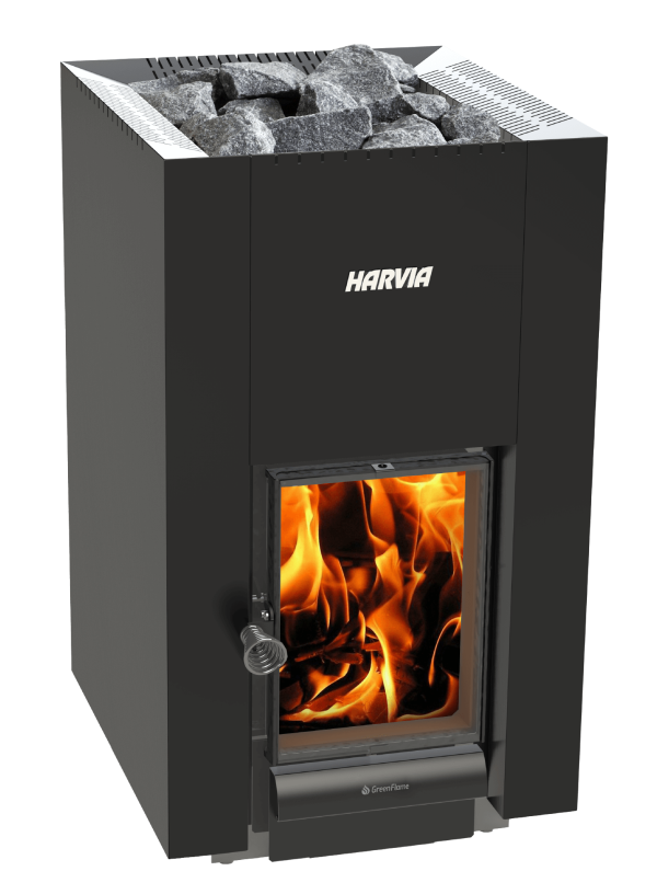 Harvia Linear 22 GreenFlame Black