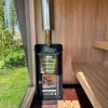 Outdoor Sauna ''Anthracite'' Interior