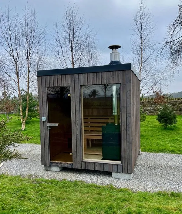 Woodburning Sauna Unit - Nebelgrau