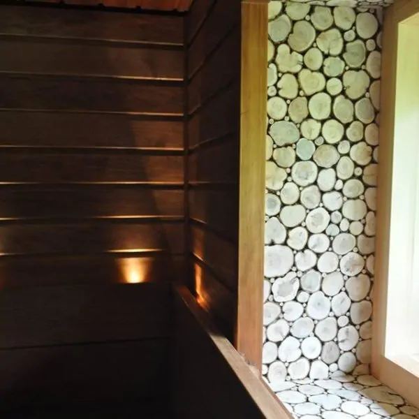 Decorative juniper panel 50x100 cm, without frame