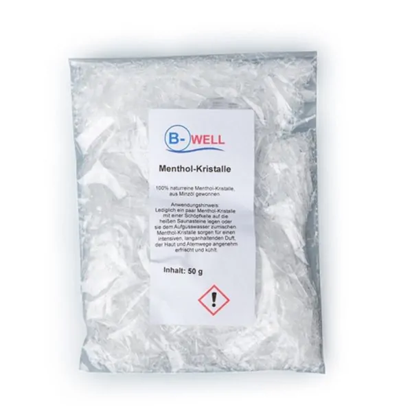 Menthol crystals